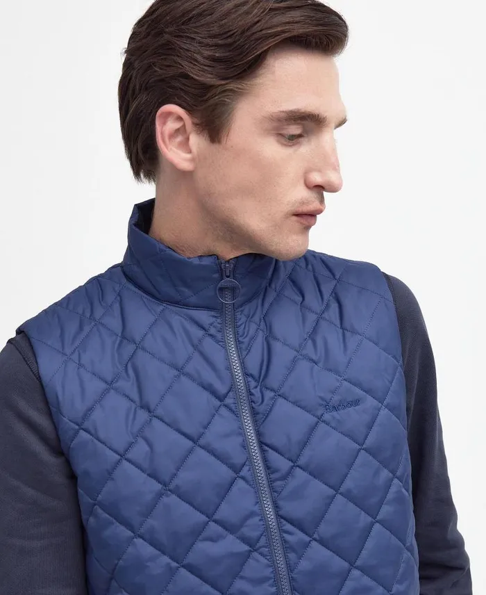 Monty Gilet Classic Navy Men Barbour Gilets and Liners