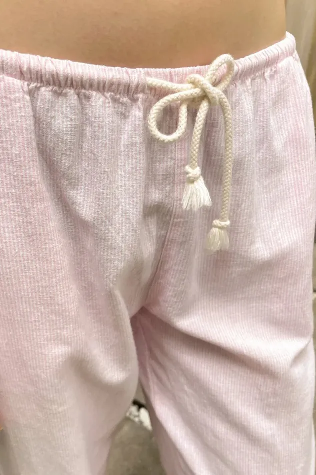 Nanda Linen Pants Women Brandy Melville Bottoms