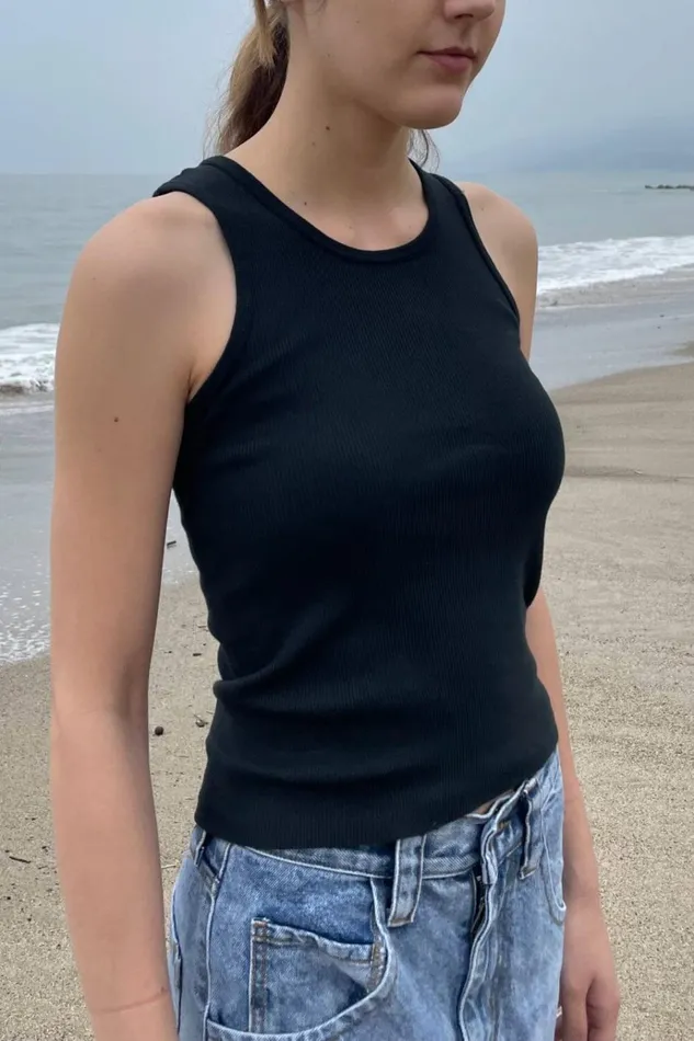 Natasha Tank Black Women Brandy Melville Tops