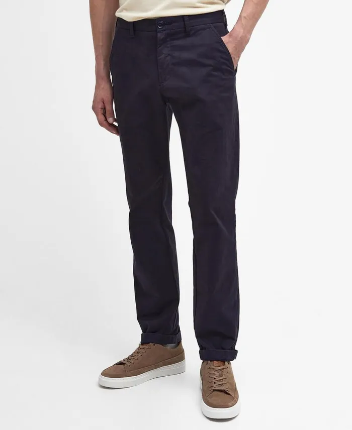 Neuston Essential Chinos Navy Men Barbour Trousers and Shorts
