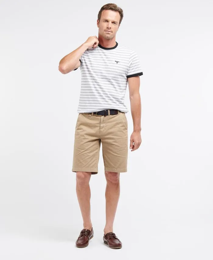Neuston Twill Short Force Blue Men Barbour Trousers and Shorts