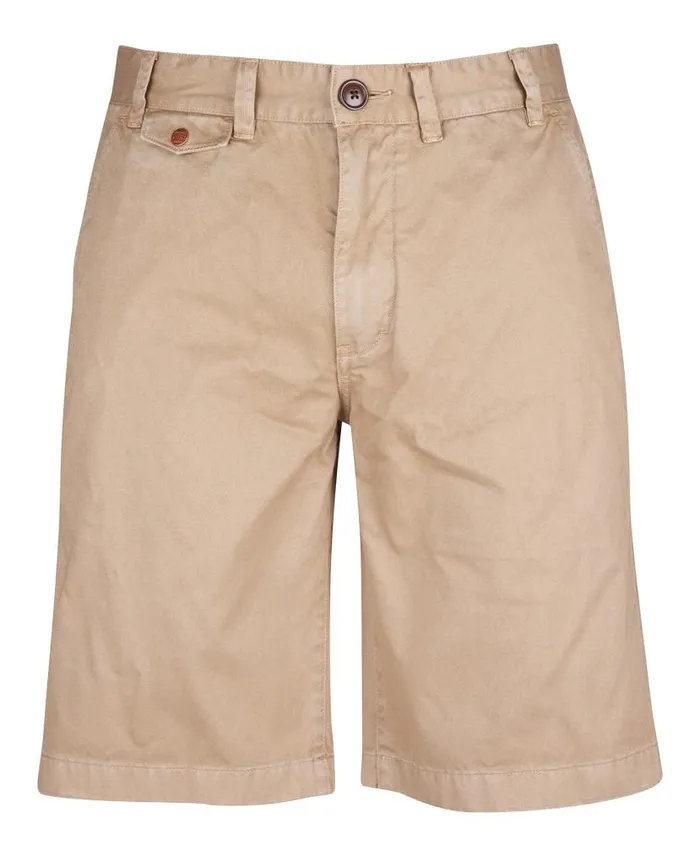 Neuston Twill Short Force Blue Men Barbour Trousers and Shorts