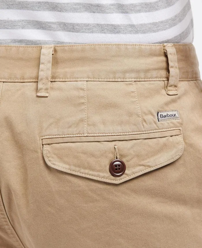 Neuston Twill Short Force Blue Men Barbour Trousers and Shorts