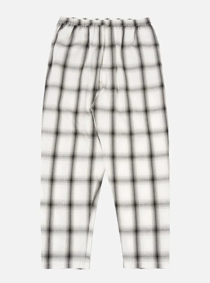 Nightwear Men Universal Works Universal Works Pyjama Pant In Ecru Shadow Check
