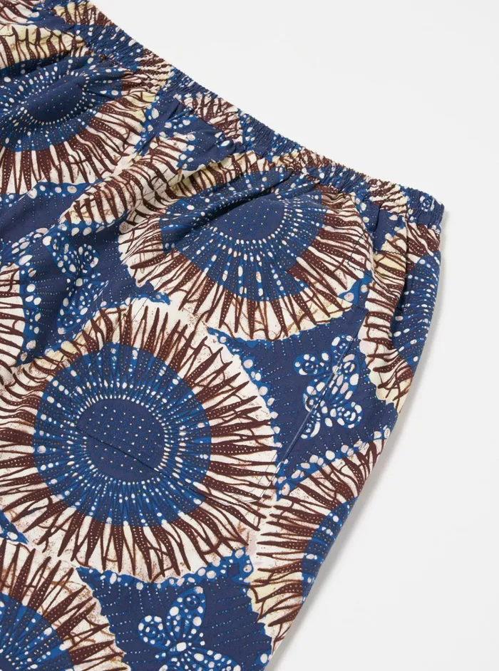 Nightwear Men Universal Works Universal Works Pyjama Pant In Navy Hokkoh Print