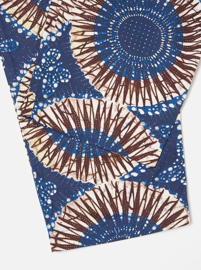 Nightwear Men Universal Works Universal Works Pyjama Pant In Navy Hokkoh Print