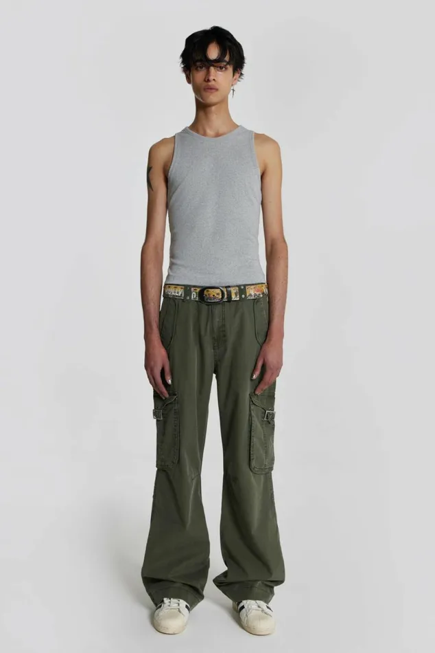 NTRLS Grey Rib Vest Grey WomenMen Jaded London Vests