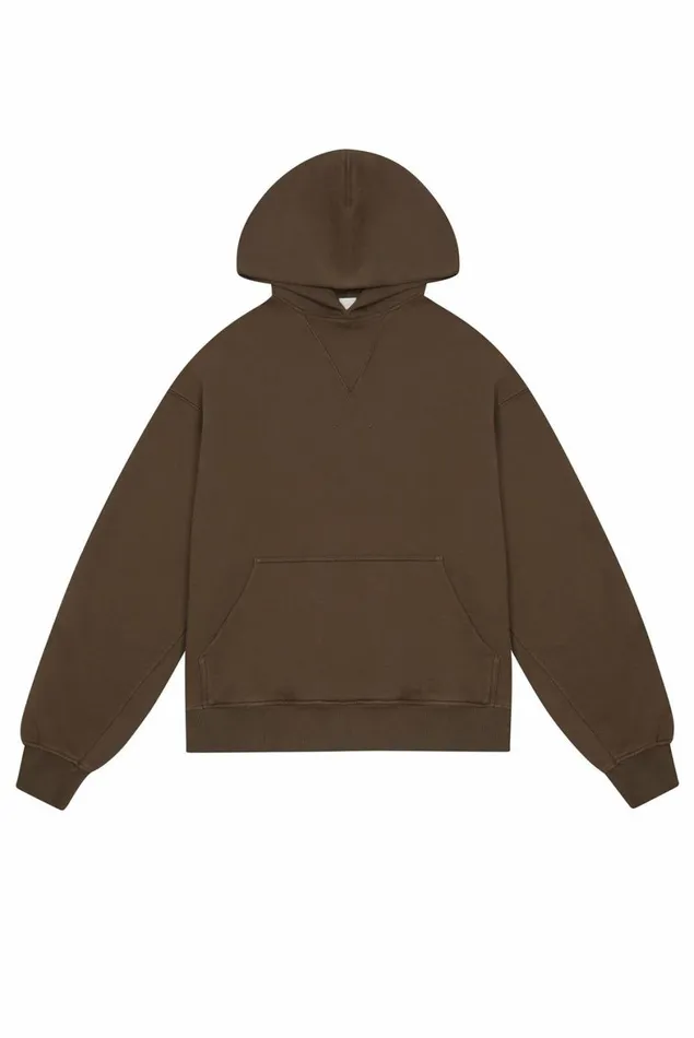 NTRLS Mocha Oversized Hoodie Brown WomenMen Jaded London Hoodies and Sweatshirts