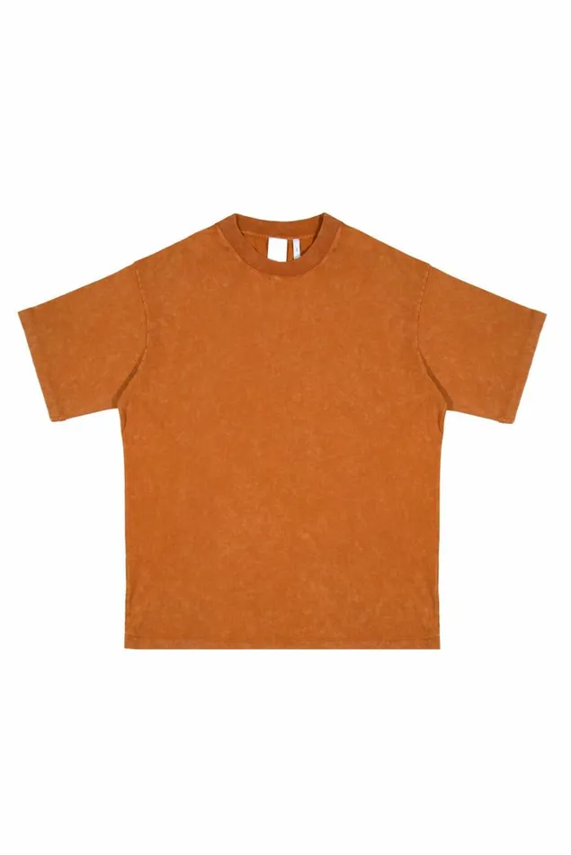 NTRLS Rust Orange Oversized Tshirt Rust Orange Men Jaded London TShirts