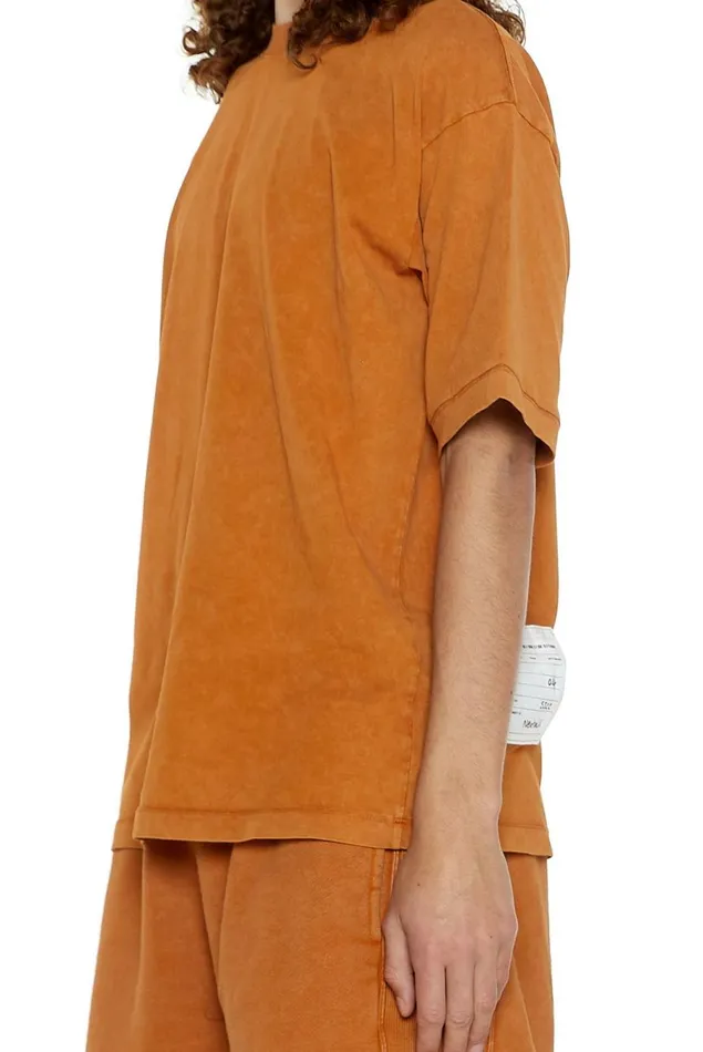 NTRLS Rust Orange Oversized Tshirt Rust Orange Men Jaded London TShirts