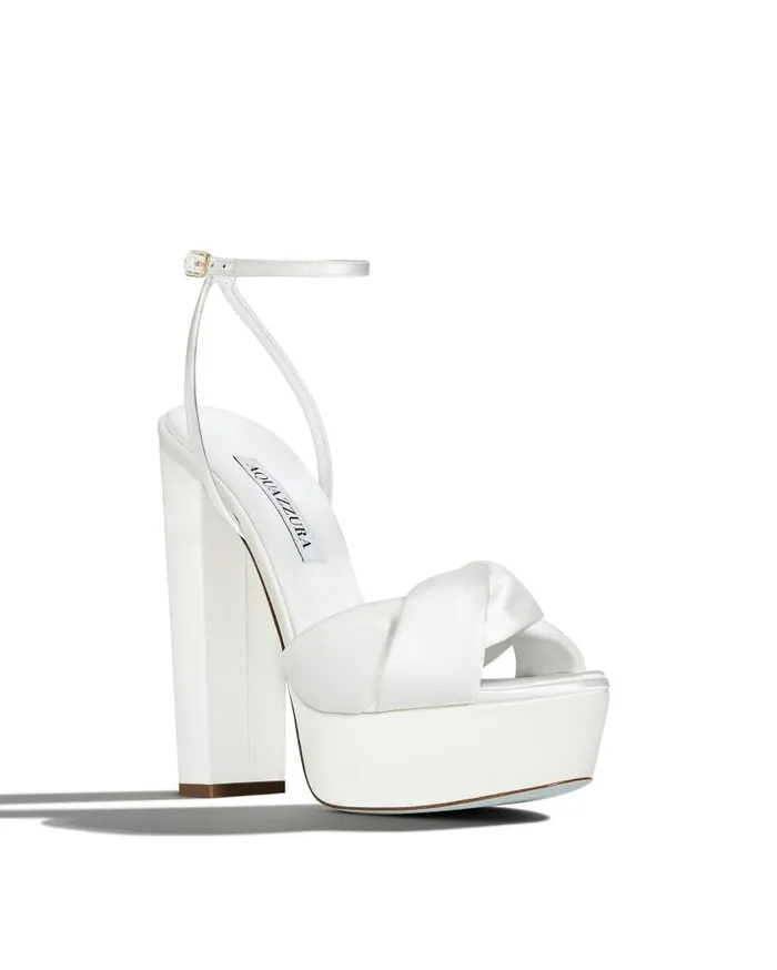 Olie Plateau 140 White Women Aquazzura Bridal Olie Plateau 140 White Women Aquazzura Bridal