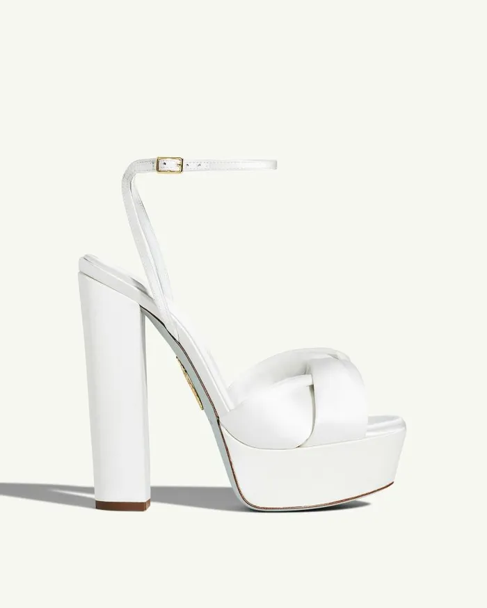 Olie Plateau 140 White Women Aquazzura Bridal Olie Plateau 140 White Women Aquazzura Bridal