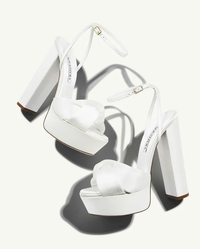 Olie Plateau 140 White Women Aquazzura Bridal Olie Plateau 140 White Women Aquazzura Bridal