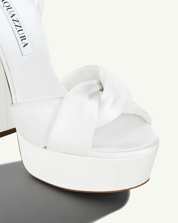 Olie Plateau 140 White Women Aquazzura Bridal Olie Plateau 140 White Women Aquazzura Bridal