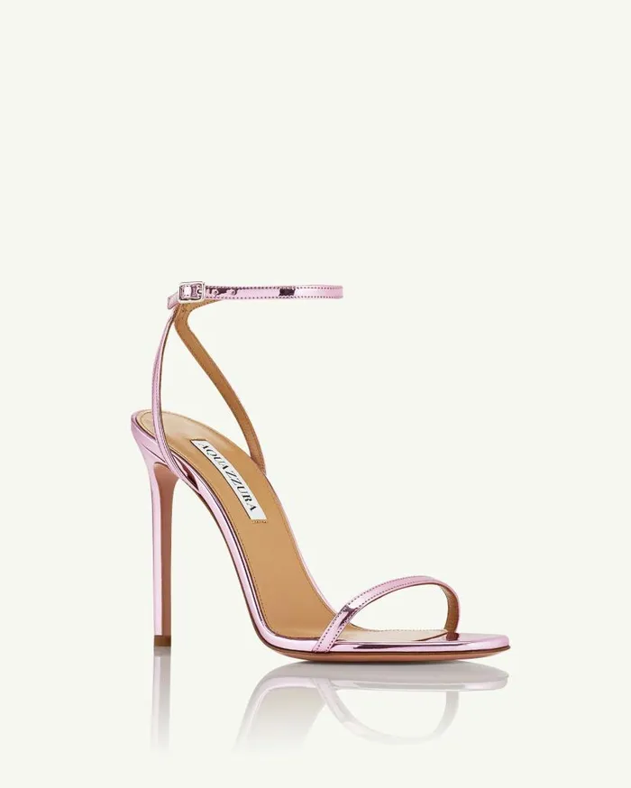 Olie Sandal 105 Pink Women Aquazzura Sandals