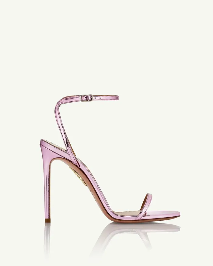 Olie Sandal 105 Pink Women Aquazzura Sandals Olie Sandal 105 Pink Women Aquazzura Sandals