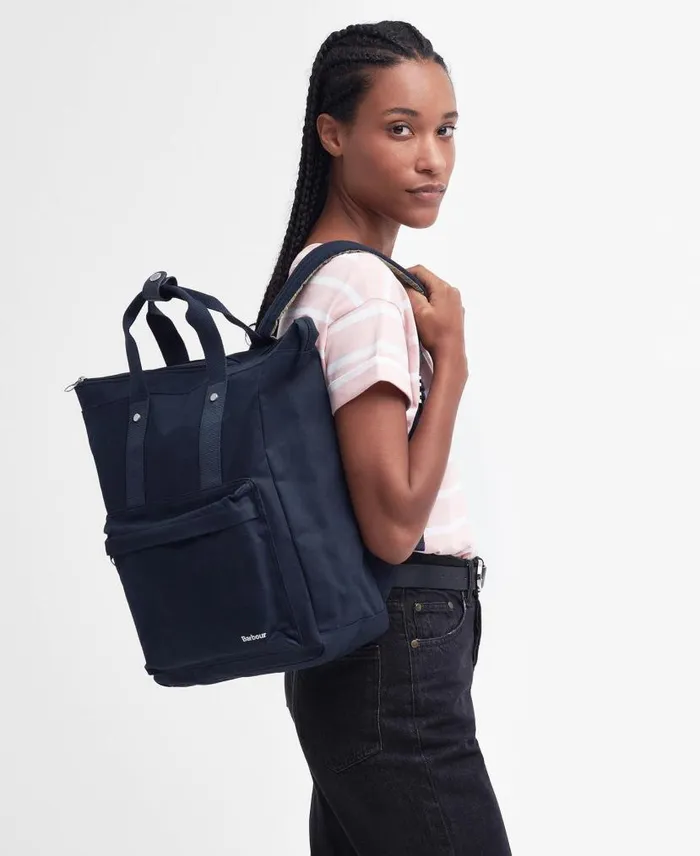 Olivia Backpack Classic Navy Women Barbour Bags and Luggage
