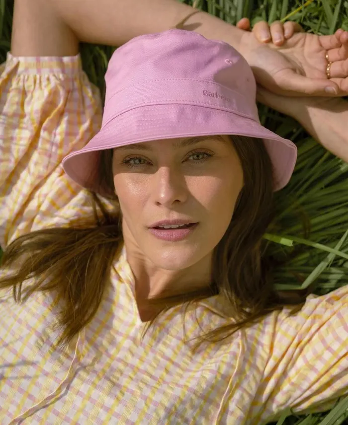 Olivia Bucket Hat Mallow Pink Women Barbour Hats