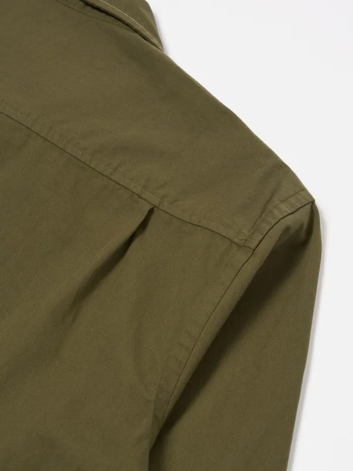 Overshirts Men Universal Works Universal Works LS Utility Shirt In Olive Military Shirting