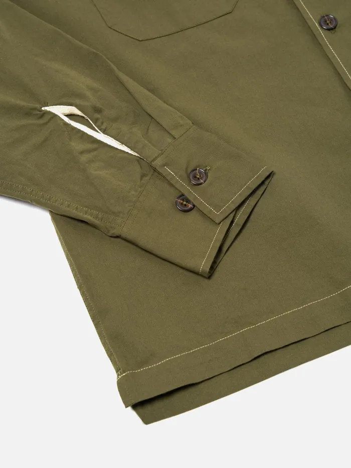 Overshirts Men Universal Works Universal Works LS Utility Shirt In Olive Military Shirting