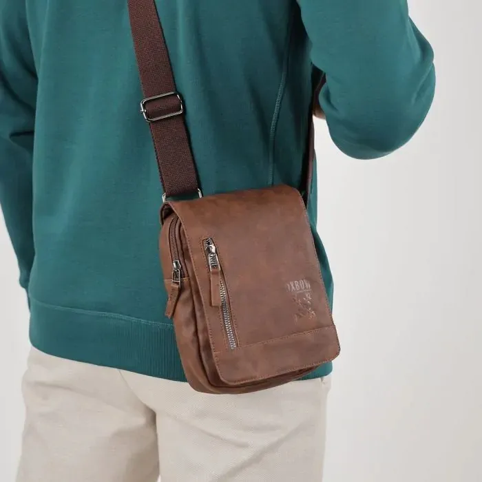 Oxbow Bag Pouch Wallet Men Shoulder Bag Figaro 8211 Brown