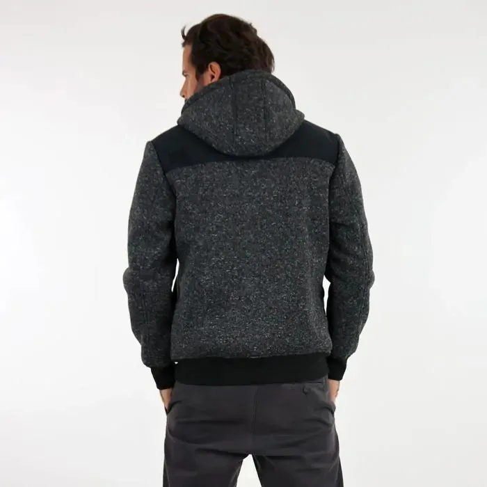 Oxbow Polar Fleece Men Polar Fleece Swerpa 8211 Gris Chin Fonce