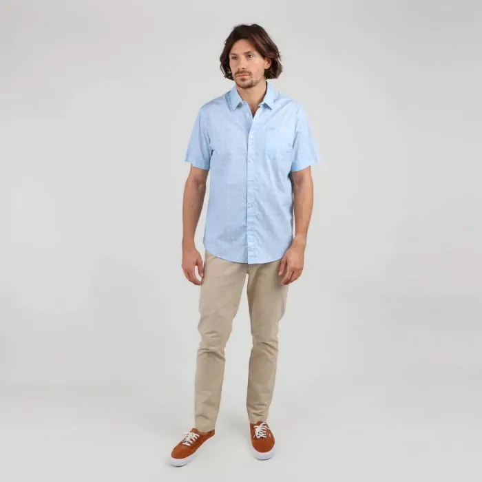 Oxbow Shirt Men Shirt Chaves 8211 Light Blue