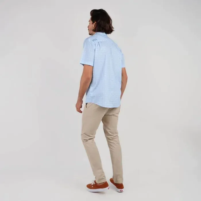 Oxbow Shirt Men Shirt Chaves 8211 Light Blue