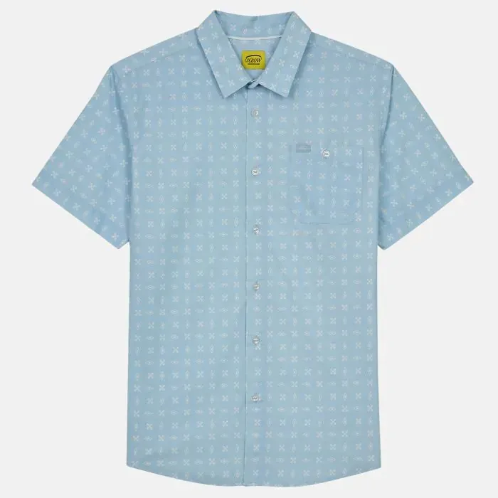 Oxbow Shirt Men Shirt Chaves 8211 Light Blue