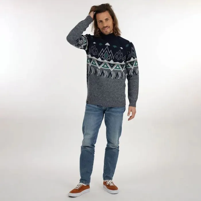 Oxbow Sweater Men Sweater Permag 8211 Deep Marine