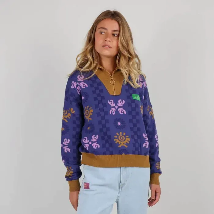 Oxbow Sweater Women Sweater Perikles 8211 Outremer