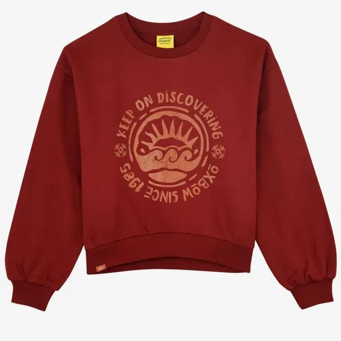 Oxbow Sweatshirt Women Sweatshirt Sardini 8211 Grenat