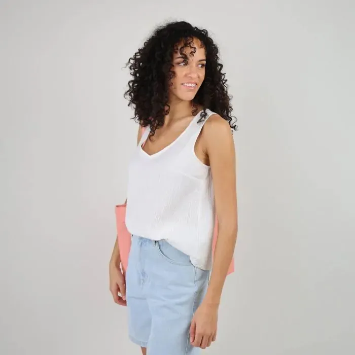 Oxbow TeeShirt Top Women Tank Top Calluma 8211 Blanc