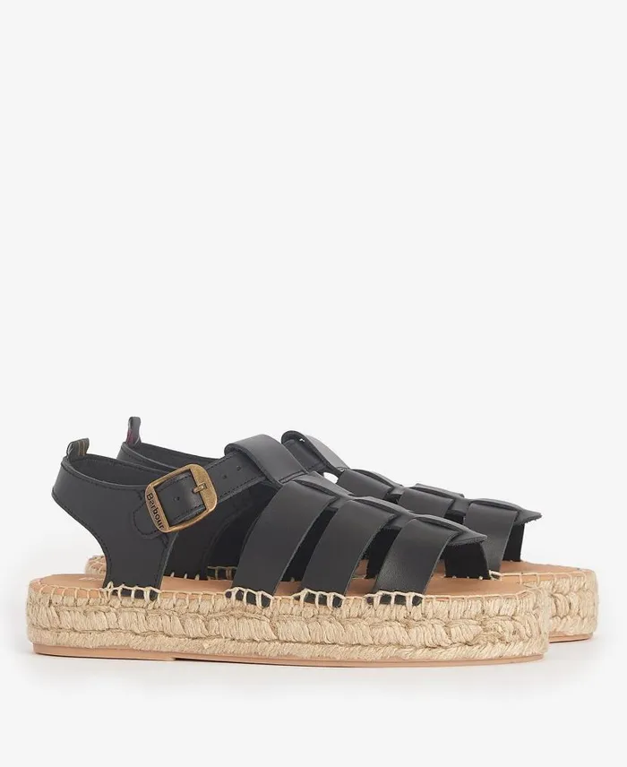 Paloma Platform Sandals Tan Women Barbour Sandals