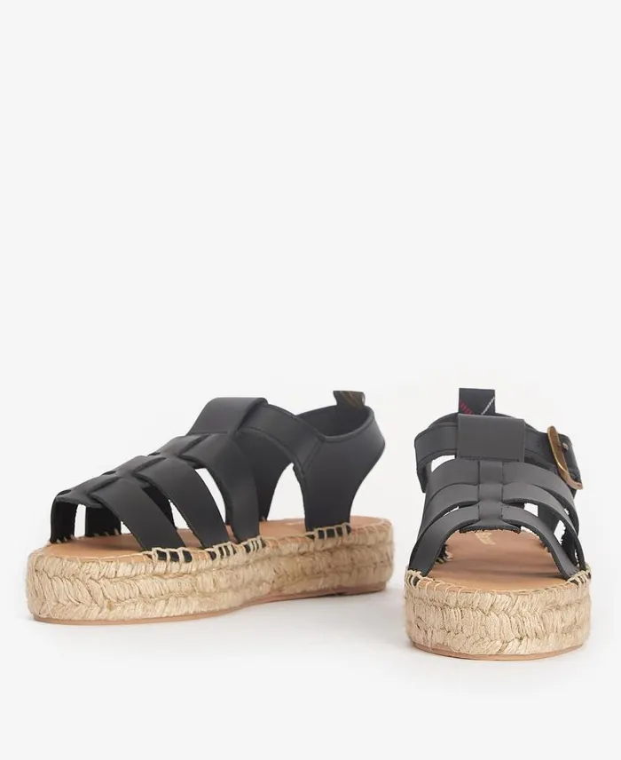 Paloma Platform Sandals Tan Women Barbour Sandals
