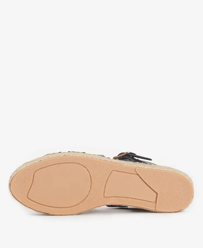 Paloma Platform Sandals Tan Women Barbour Sandals