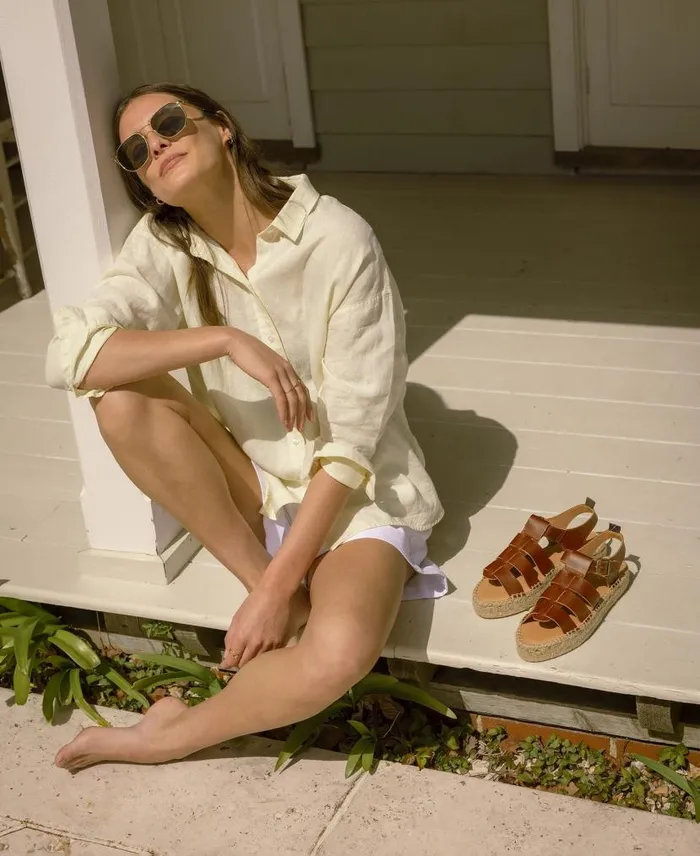 Paloma Platform Sandals Tan Women Barbour Sandals