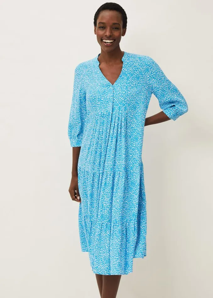 Penele Midi Dress Kingfisher Women Phase Eight Dresses
