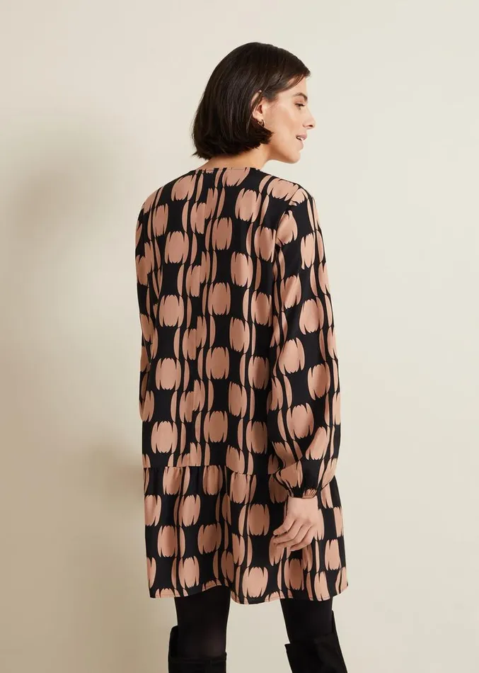 Penele Spot Swing Dress Blackmulti Women Phase Eight Dresses