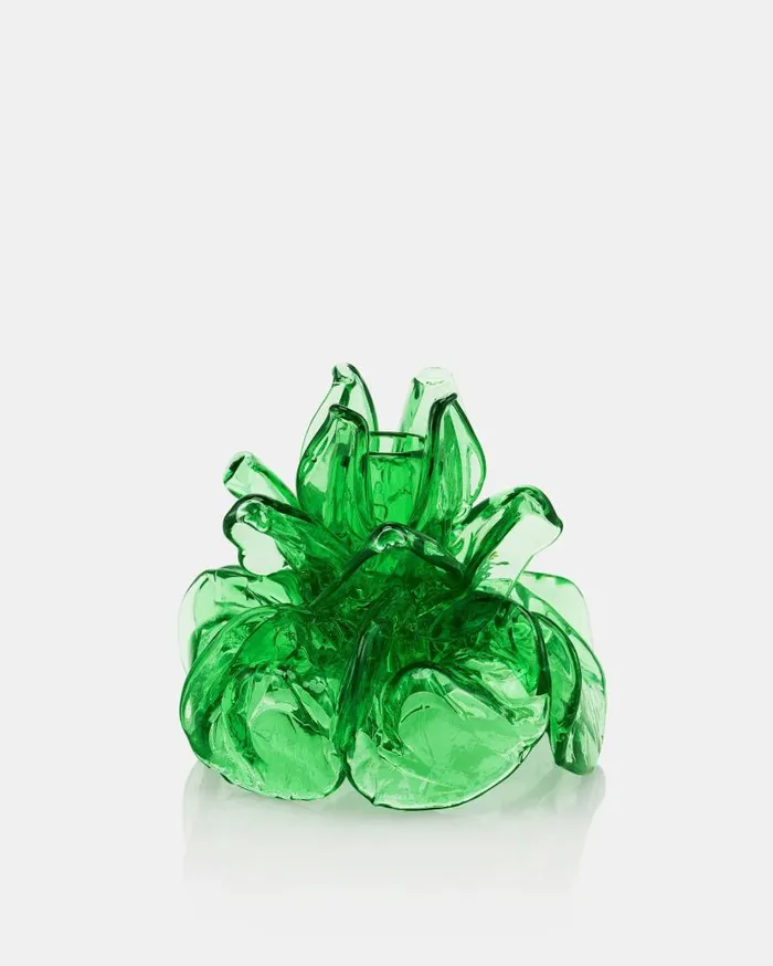 Peony Candle Holder Green Women Aquazzura Table Decor Peony Candle Holder Green Women Aquazzura Table Decor