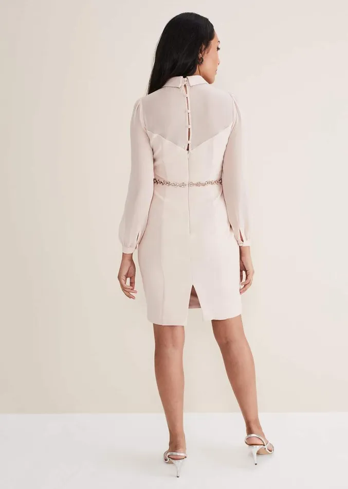 Petite Avah Embellished Bodycon Dress Antique Rose Women Phase Eight Dresses Petite Avah Embellished Bodycon Dress Antique Rose Women Phase Eight Dresses