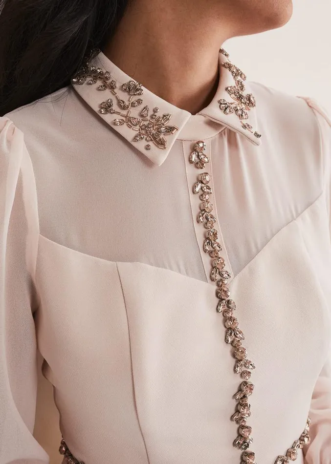 Petite Avah Embellished Bodycon Dress Antique Rose Women Phase Eight Dresses Petite Avah Embellished Bodycon Dress Antique Rose Women Phase Eight Dresses