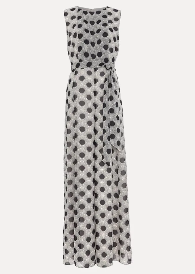 Petite Janine Print Jumpsuit Multicoloured Women Phase Eight Dresses