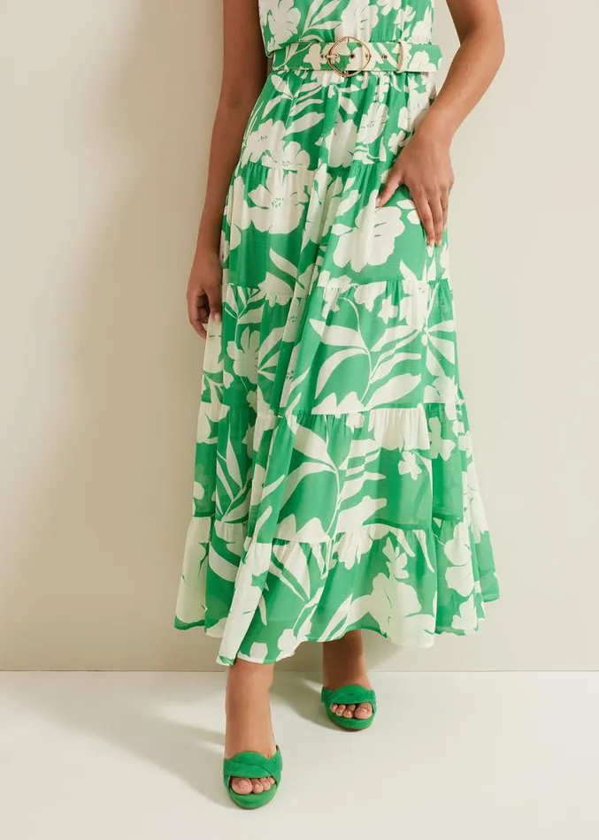 Petite Kara Print Maxi Dress Multicoloured Women Phase Eight Dresses