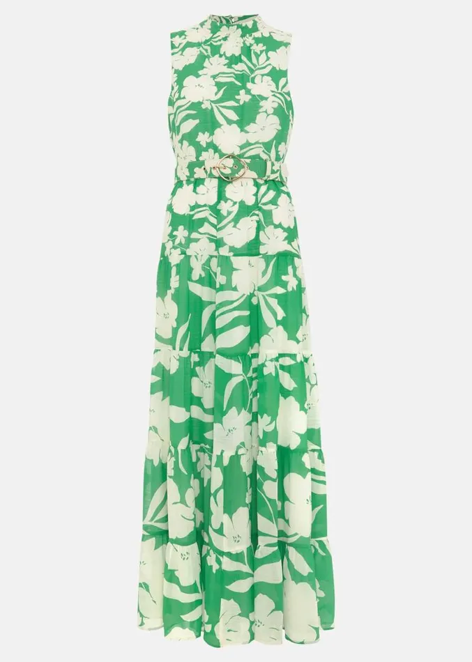 Petite Kara Print Maxi Dress Multicoloured Women Phase Eight Dresses