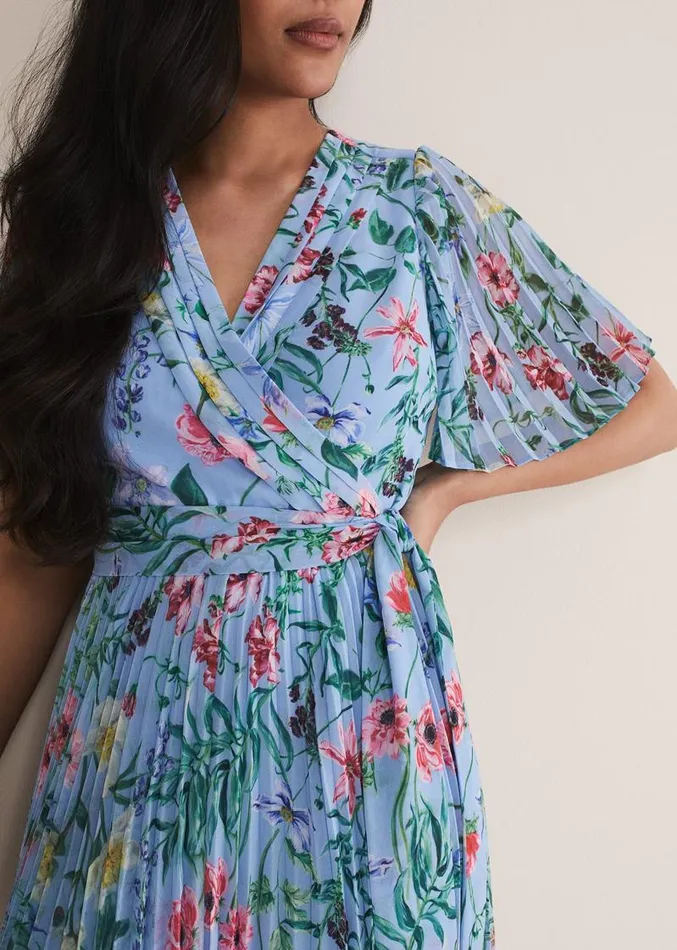 Petite Kendall Floral Midi Dress Multicoloured Women Phase Eight Dresses