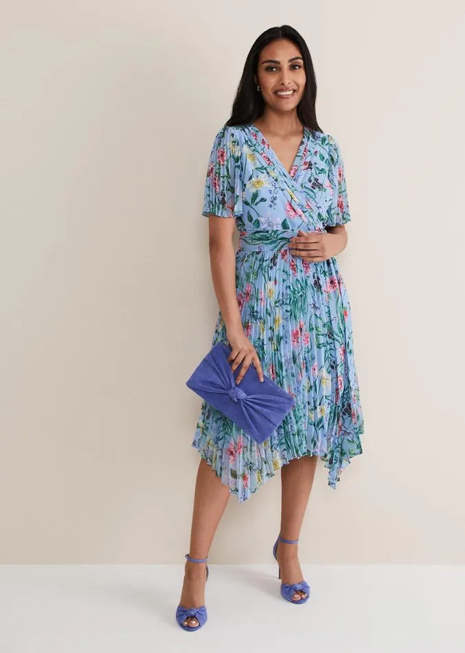 Petite Kendall Floral Midi Dress Multicoloured Women Phase Eight Dresses