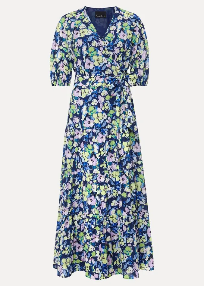 Petite Morven Maxi Dress Navymulti Women Phase Eight Dresses