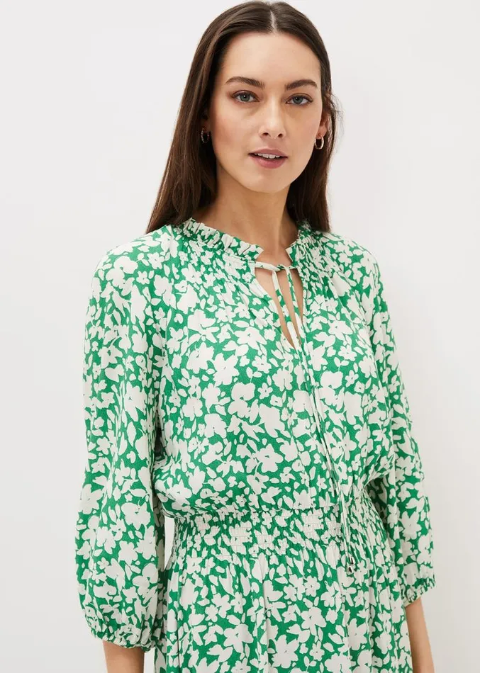 Phillipa Swing Dress Greenivory Women Phase Eight Dresses