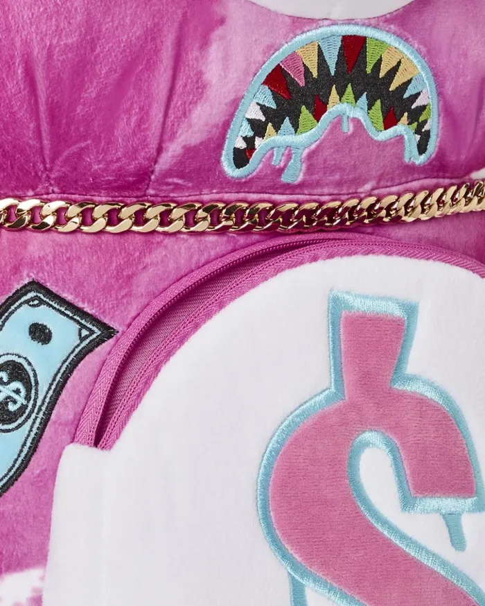 PINK PUNK MONEYBEAR TEDDYBEAR BACKPACK Bags SPRAYGROUND